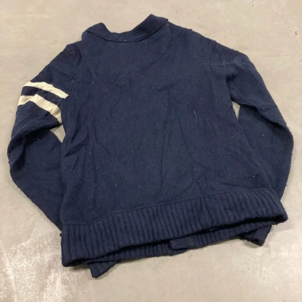 vintage y2k Abercrombie & Fitch varsity cardigan sweater